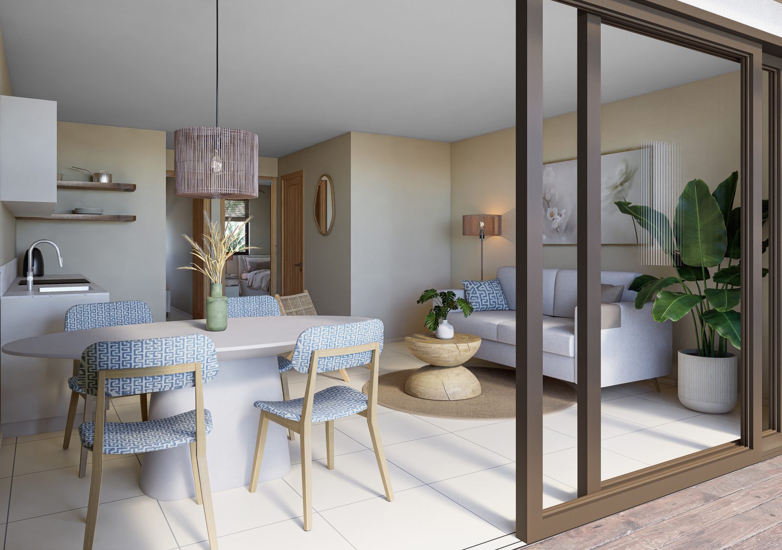 The Boho Oasis Resort (met terras en zwembadzicht)