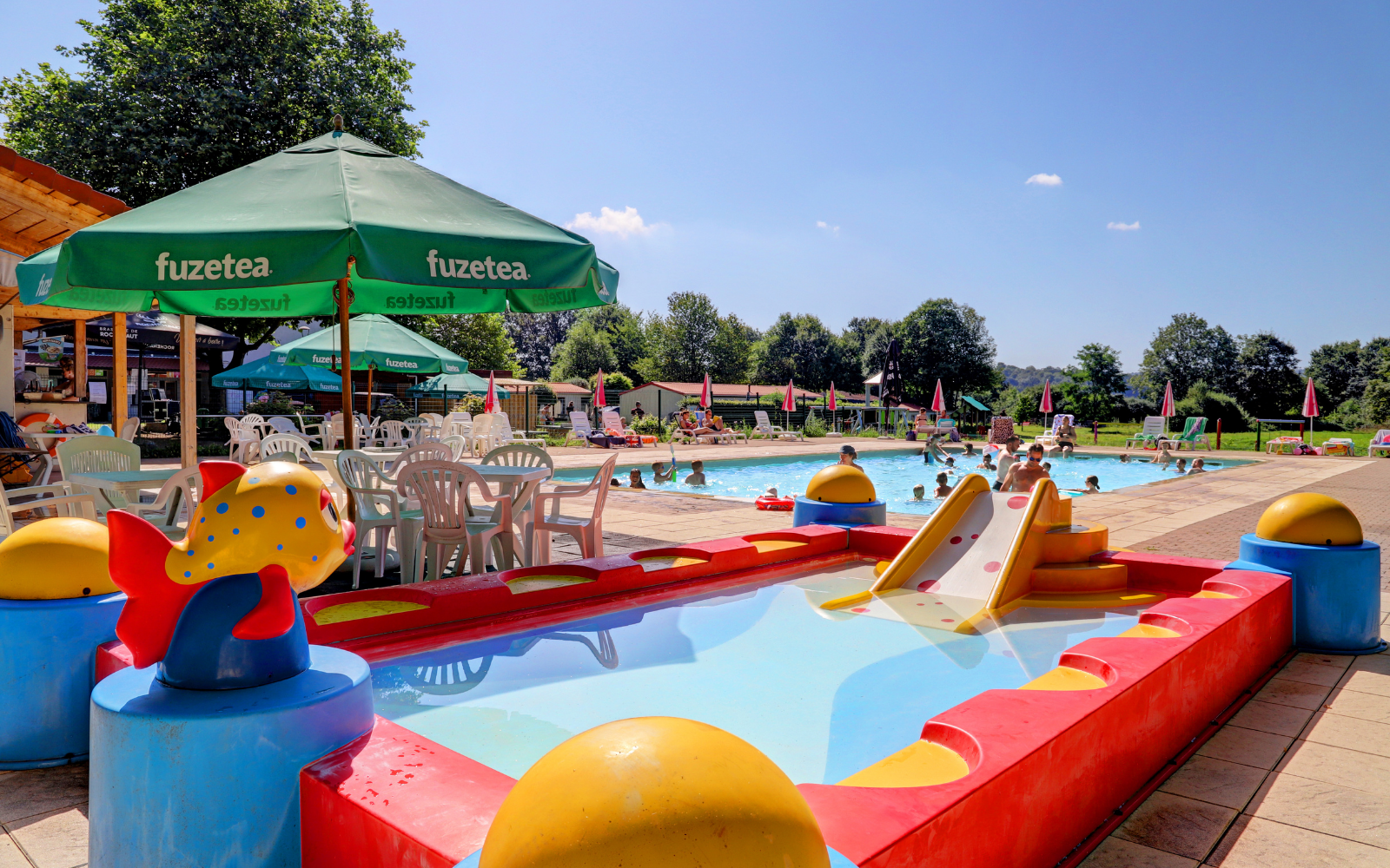 Tente safari avec sanitaires | 5 personnes