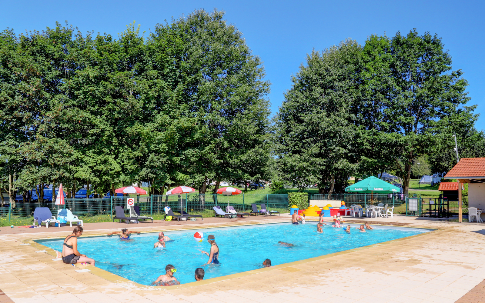 Tente safari avec sanitaires | 5 personnes