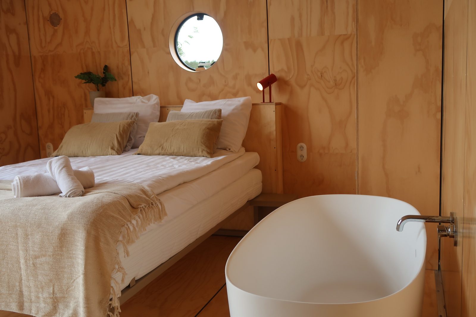 Wikkelhaus mit Sauna und Badewanne I 2 Personen