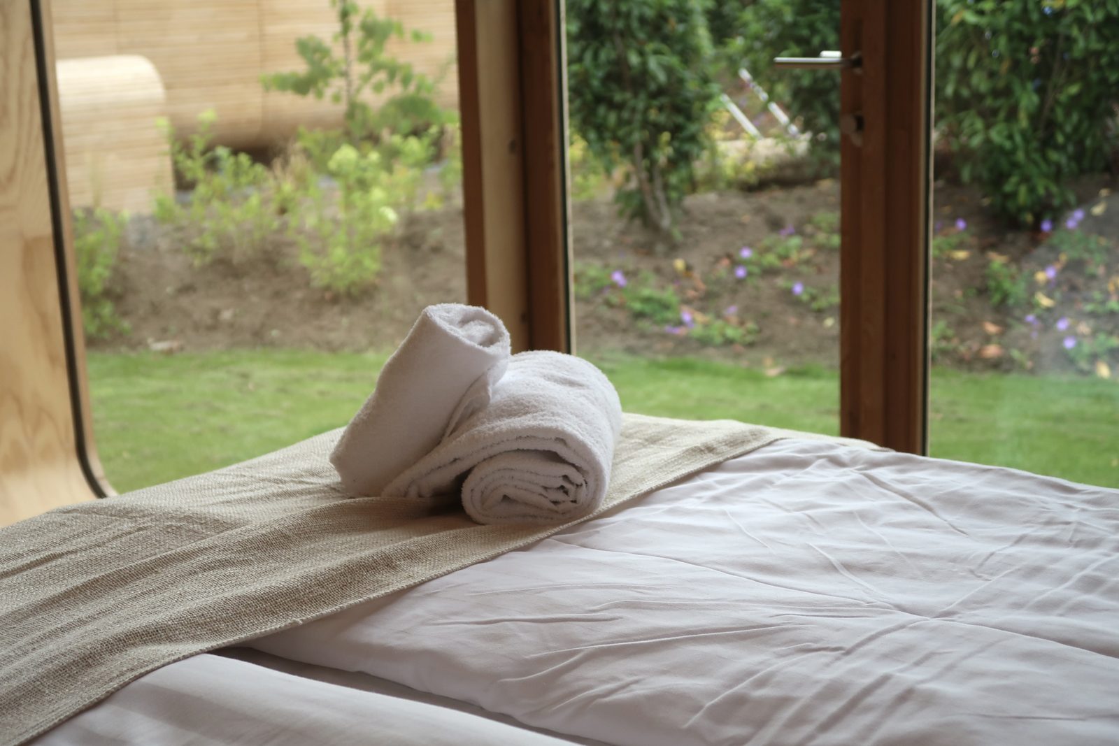Wikkelhaus mit Sauna und Badewanne I 2 Personen