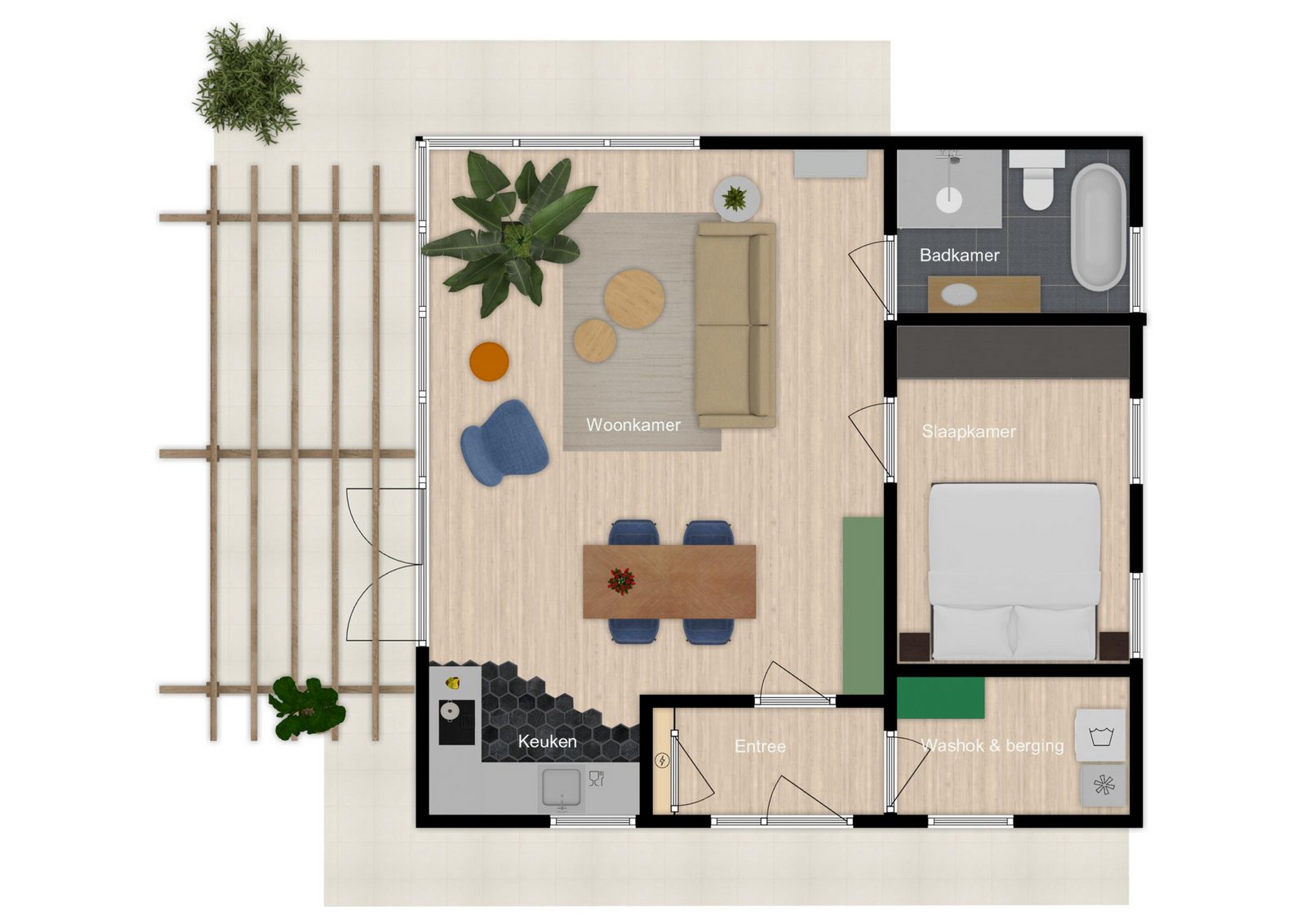 Bungalow Bosuil | 2 personen
