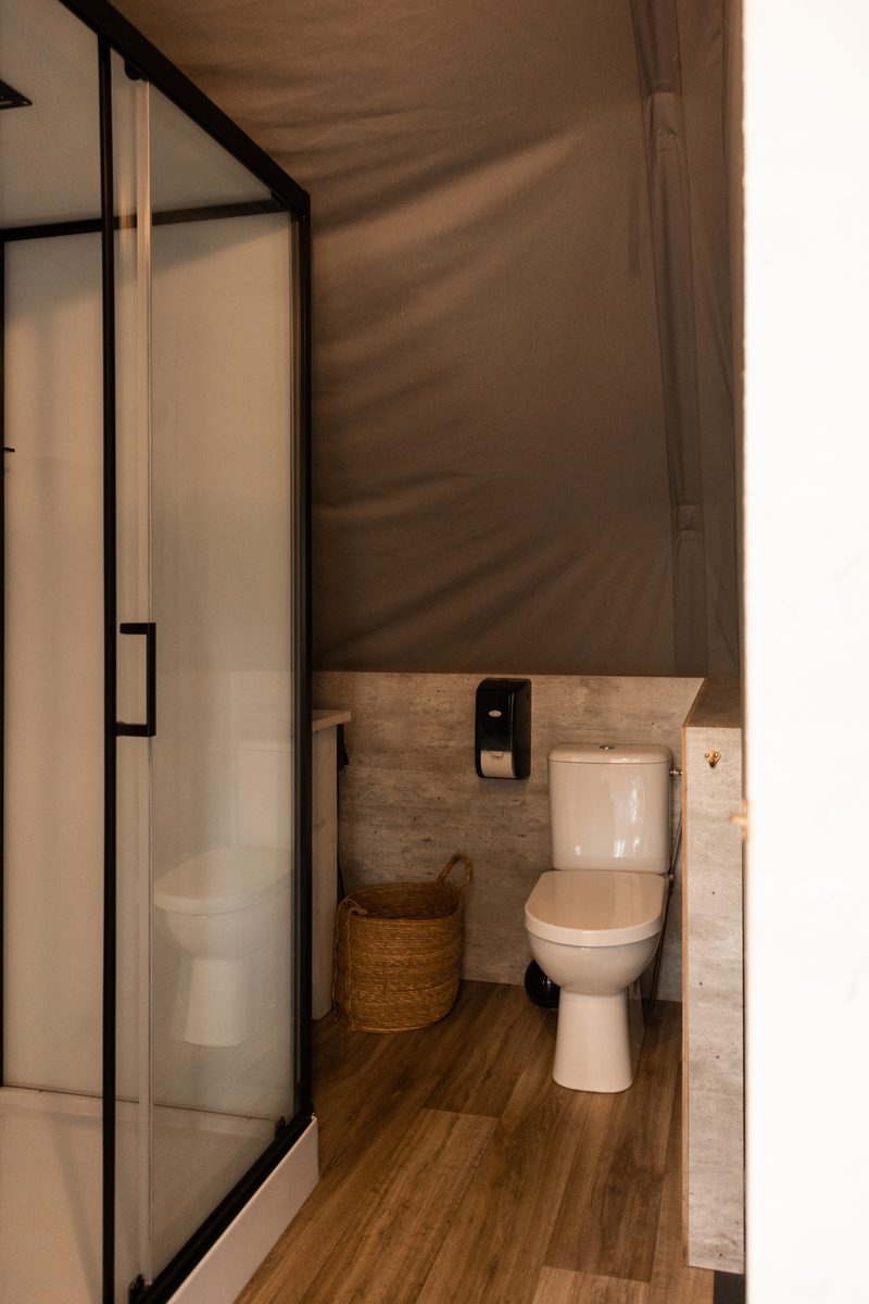 Arcade met privé hottub