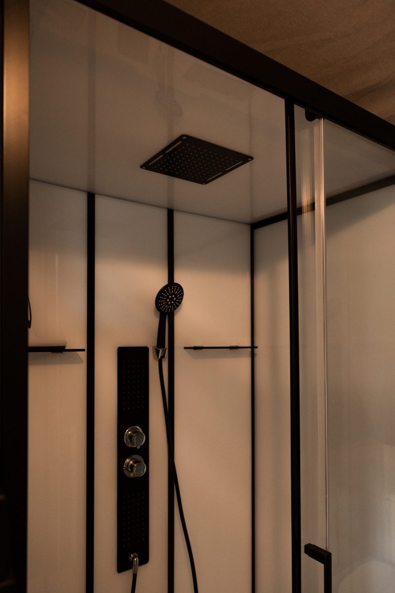 Arcade met privé hottub