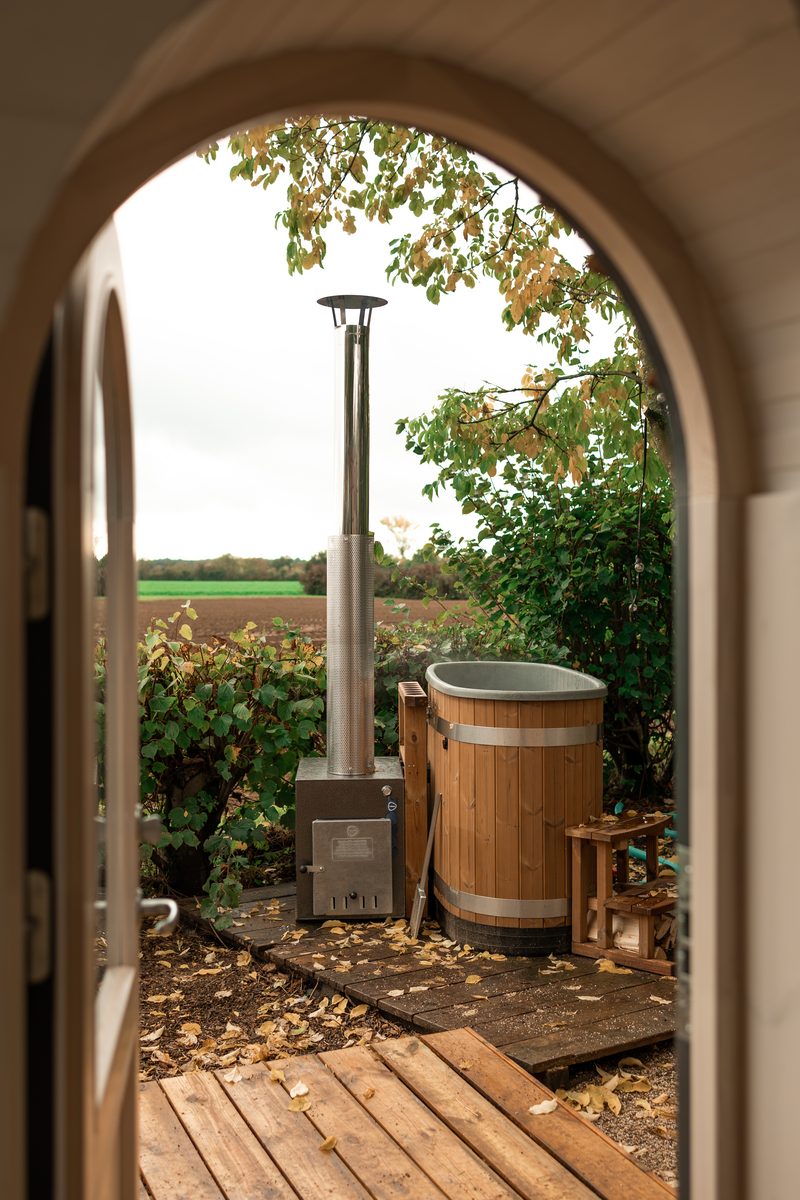 Iglu met privé hottub