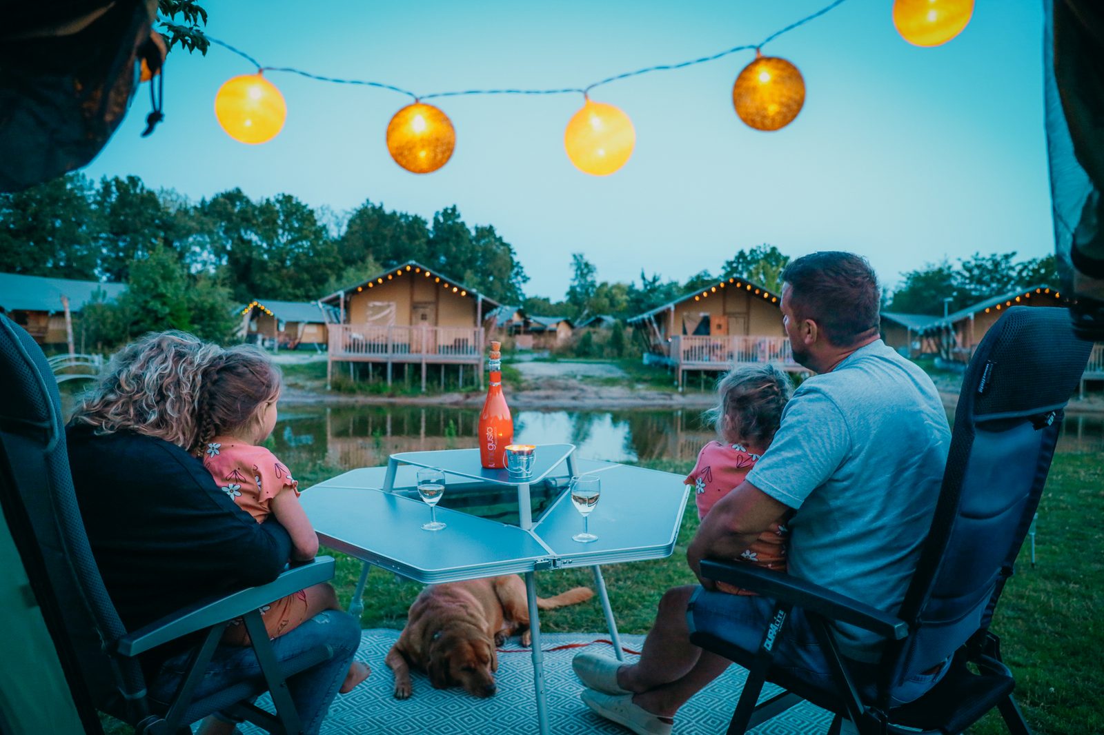 Camping Pitch by the playpond