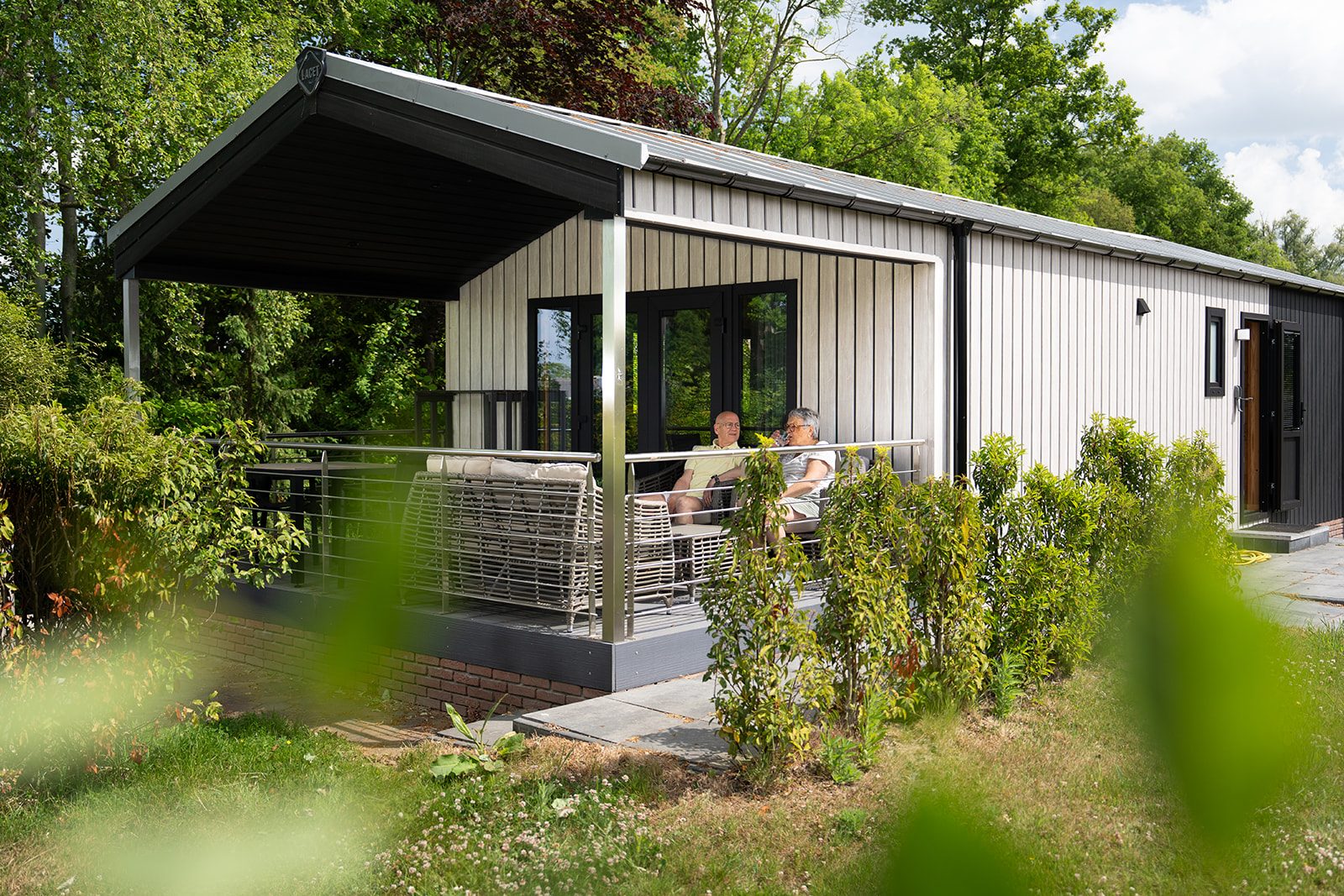Terrassenlodge mit Sauna und Whirlpool - 2 Personen