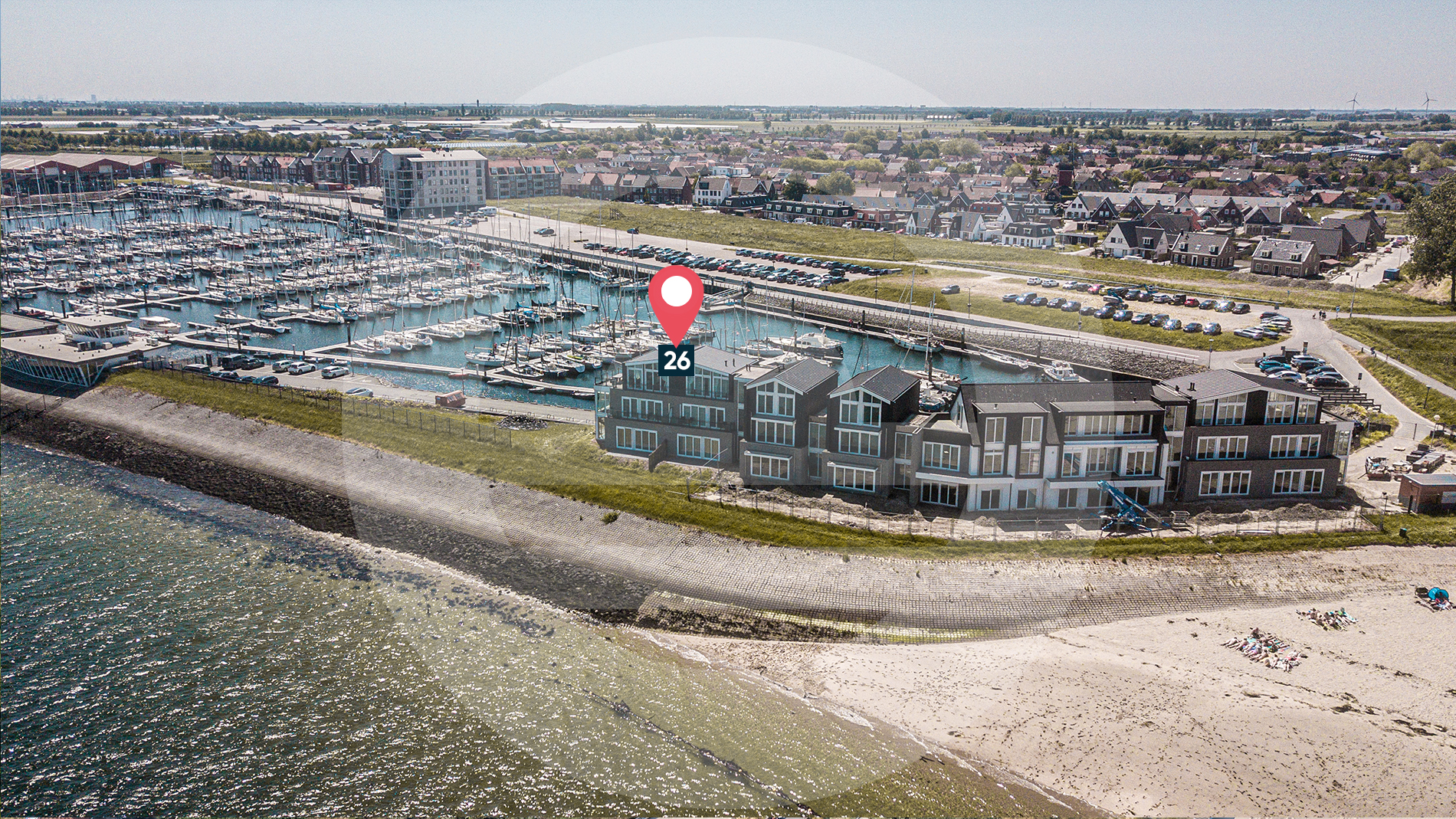 Penthouse at the beach - with balcony | No. 26 - 2 Pers. | Vista Maris afbeelding