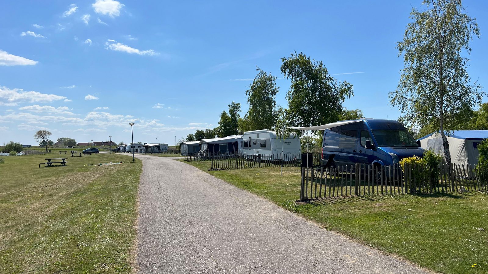 Kampeerplaats Comfort aan het water