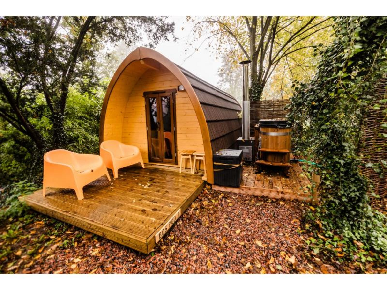 Bospod met privé hottub
