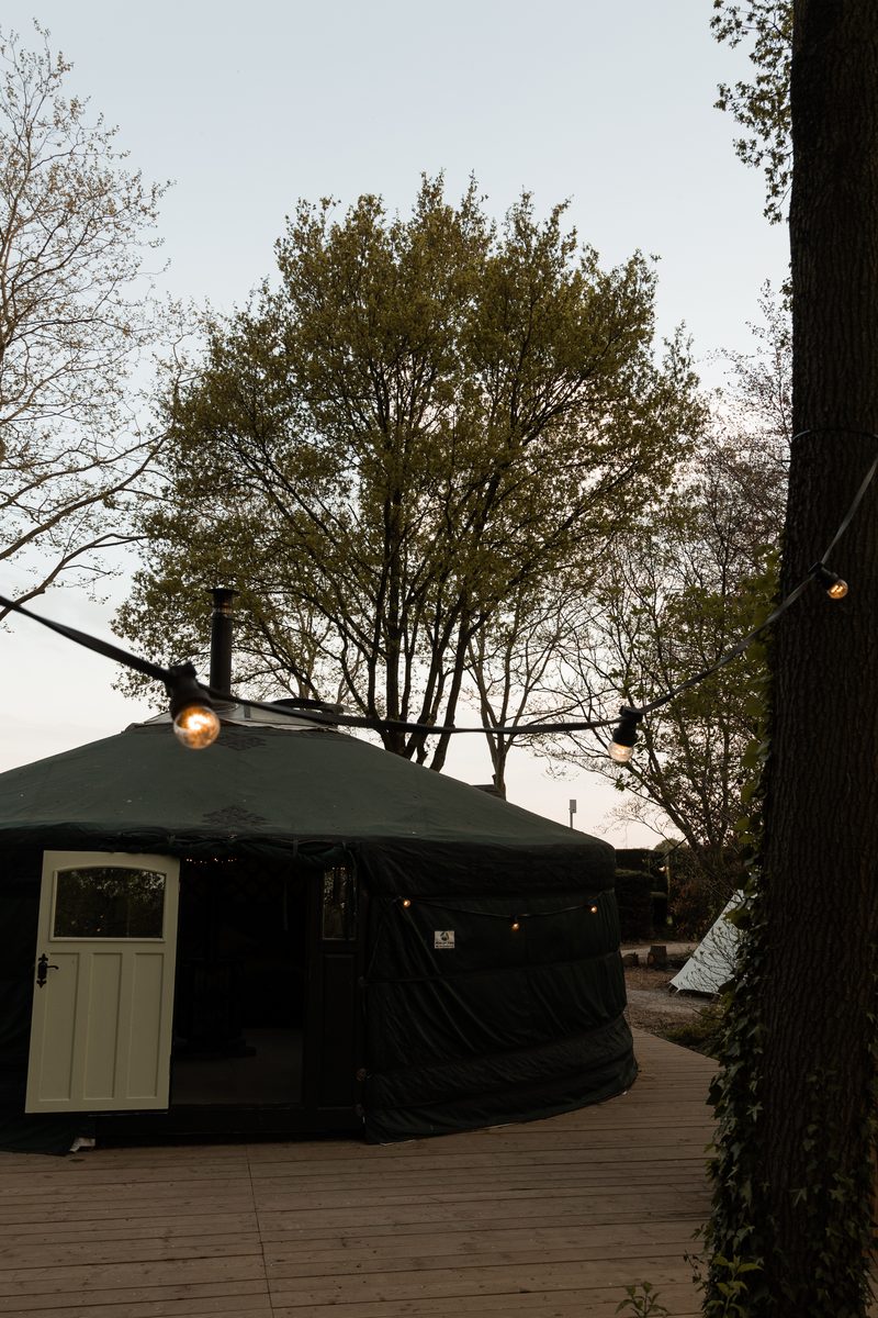 Yurt bos met privé sauna