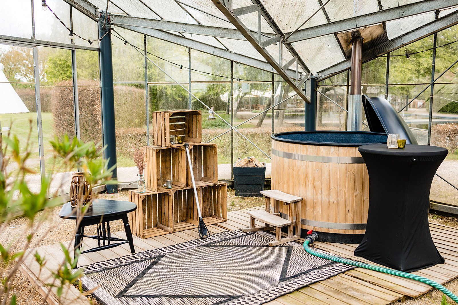 Orangerie met privé hottub