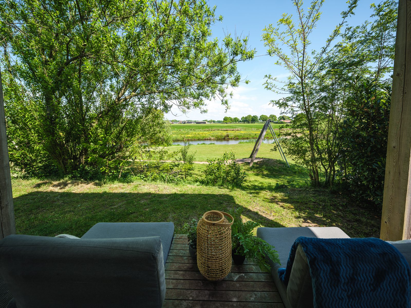 River Lodge 'Wellnesshuus' mit Whirlpool, Sauna, Badewanne und Sonnendusche | 2 Personen