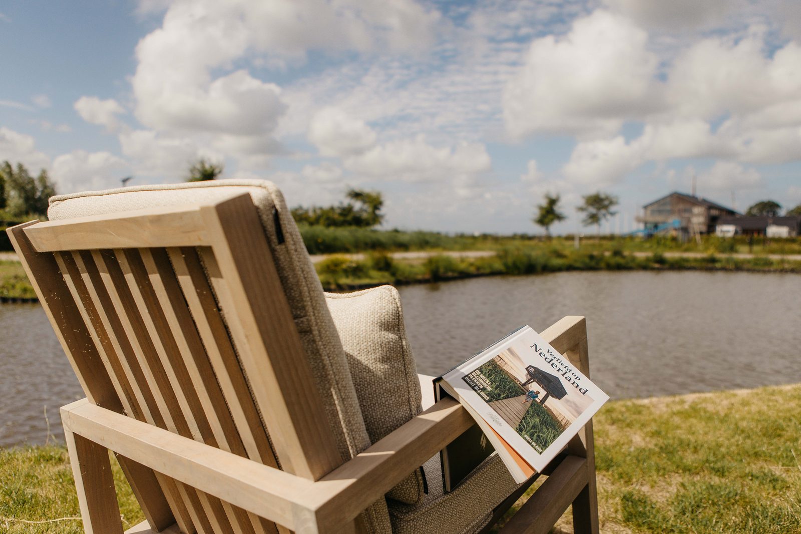 Watervilla buitenzijde met Sauna I 8 personen
