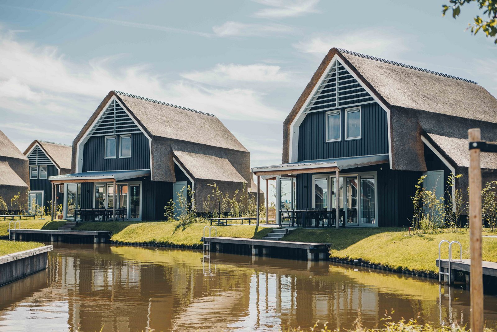 Watervilla binnenhaven met Sauna | 8 personen