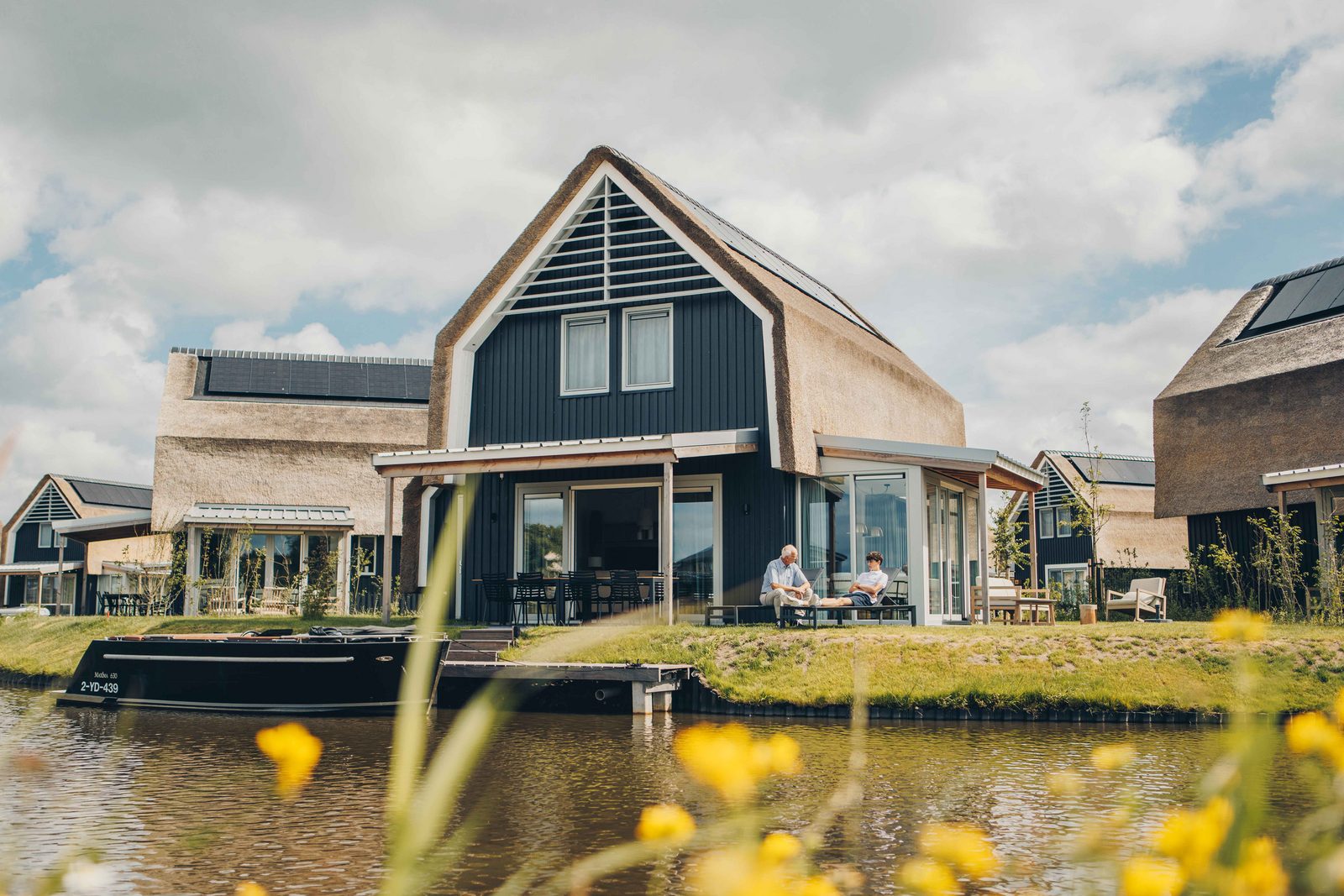 Watervilla binnenhaven met Sauna | 8 personen
