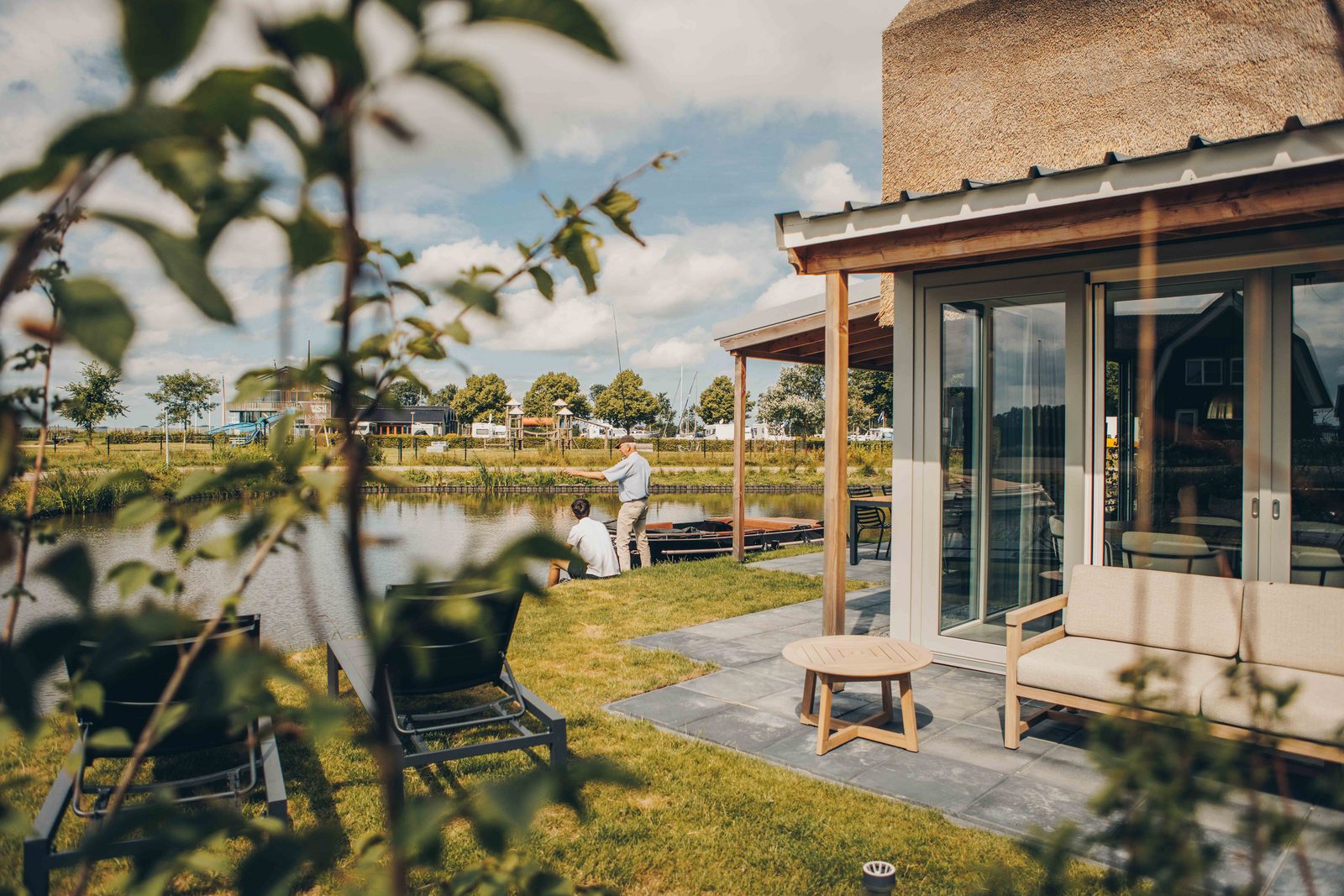 Watervilla binnenhaven met Sauna | 6 personen