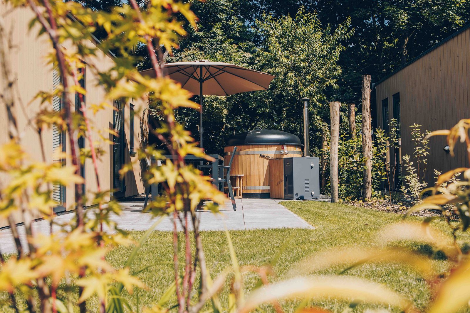 Tiny Lodge mit Hottub | 2 + 2 Personen