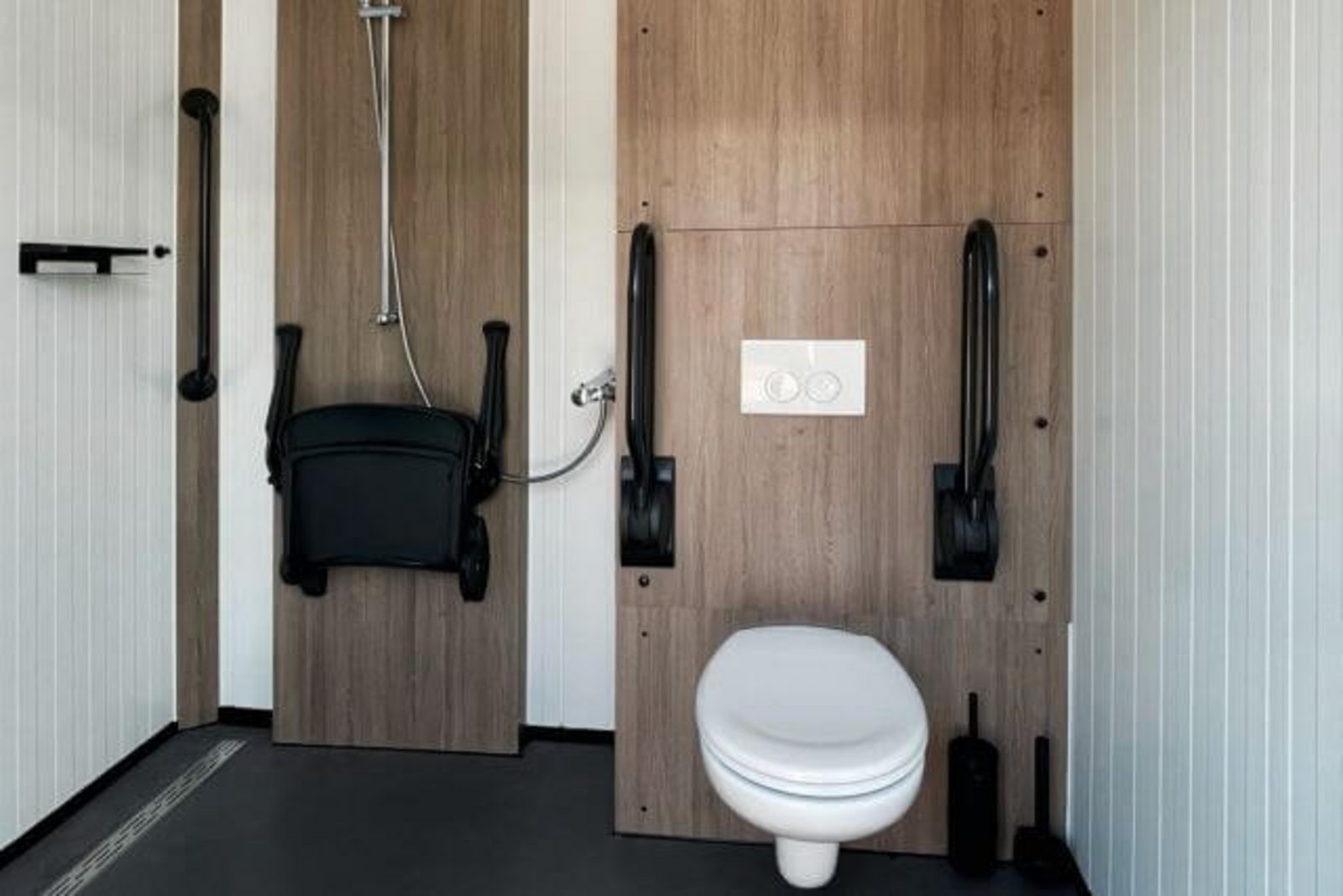 Comfortplaats met mindervalide privé sanitair