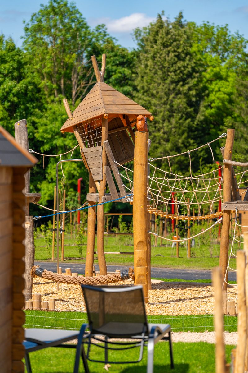 Luxury camping pitches
