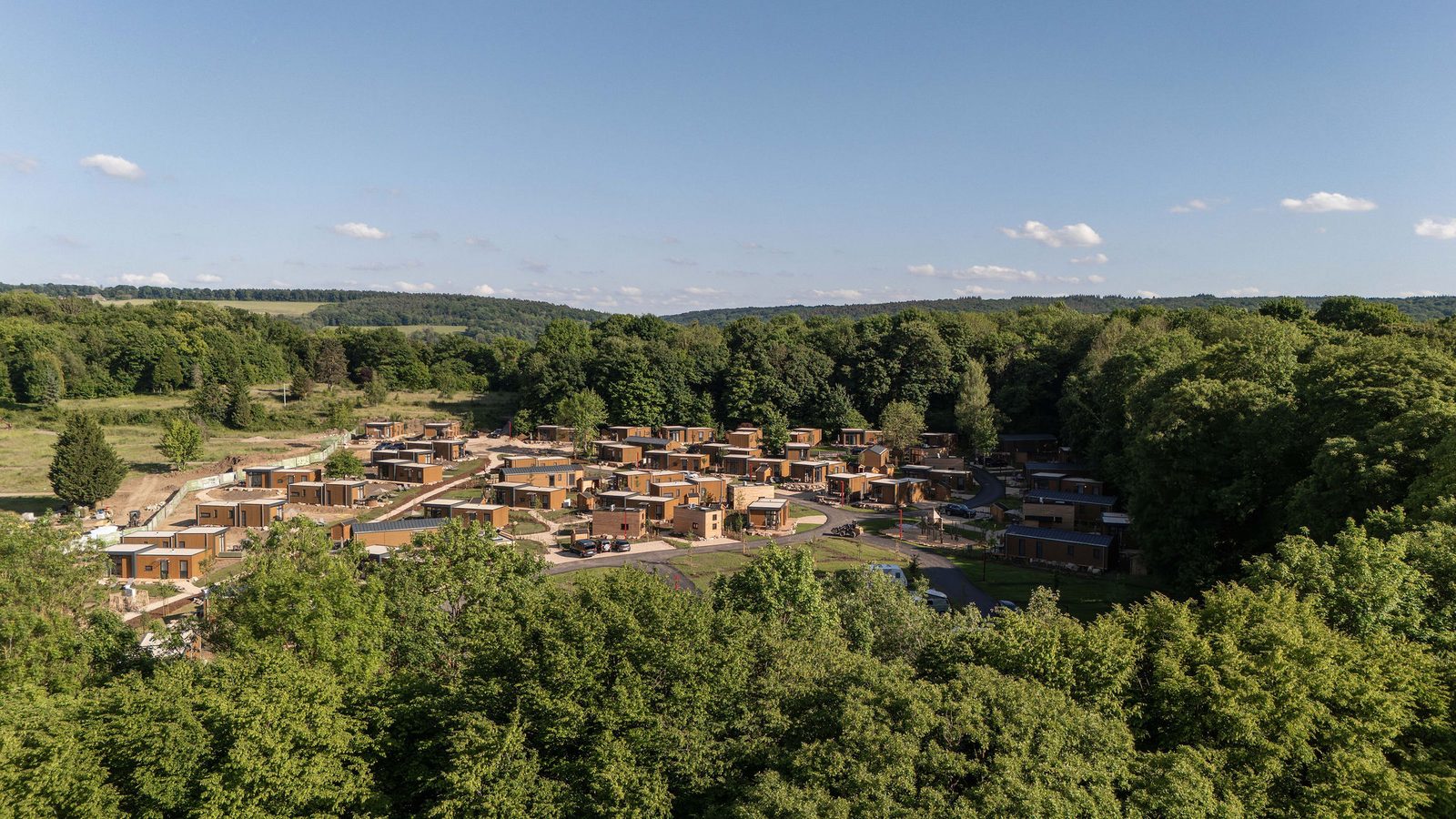 Luxury camping pitches