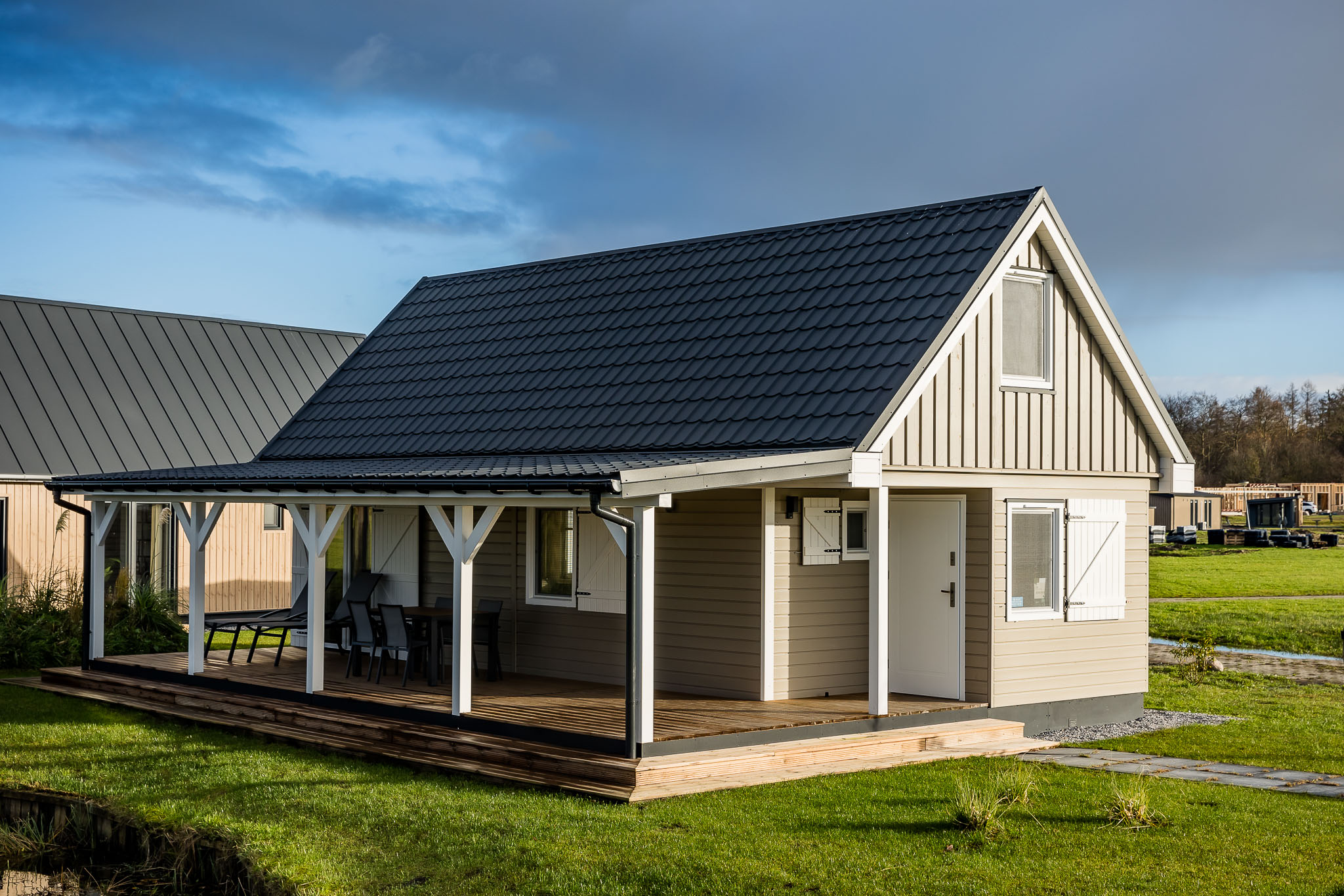 Luxe vakantiewoning voor 4 personen aan het water, type Hunze