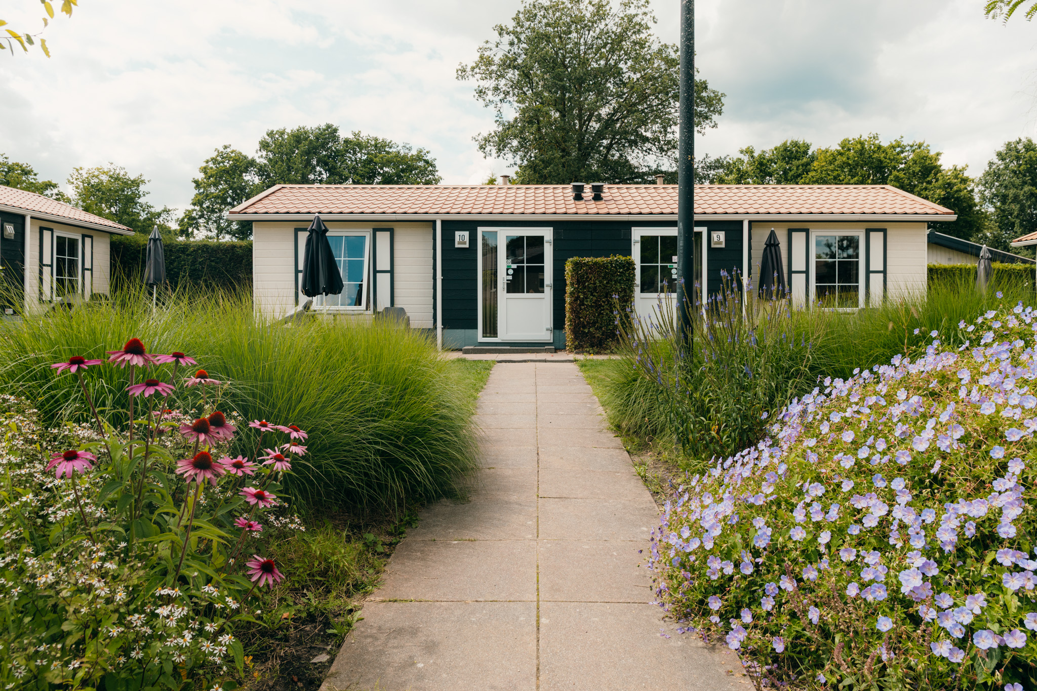 Geniet van een sfeervol hotelchalet voor 2 op de Veluwe met luxe bedden, keuken en badkamer. Gelegen op een autovrij park, inclusief gratis WiFi.