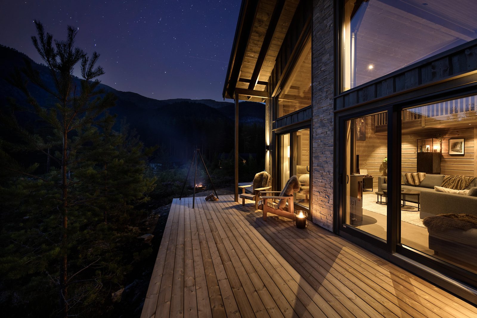 Saga Hytte | 6p | With Sauna, Hot Tub & Water View