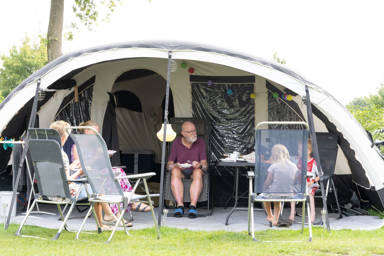 Comfort kampeerplaats hondenvrij