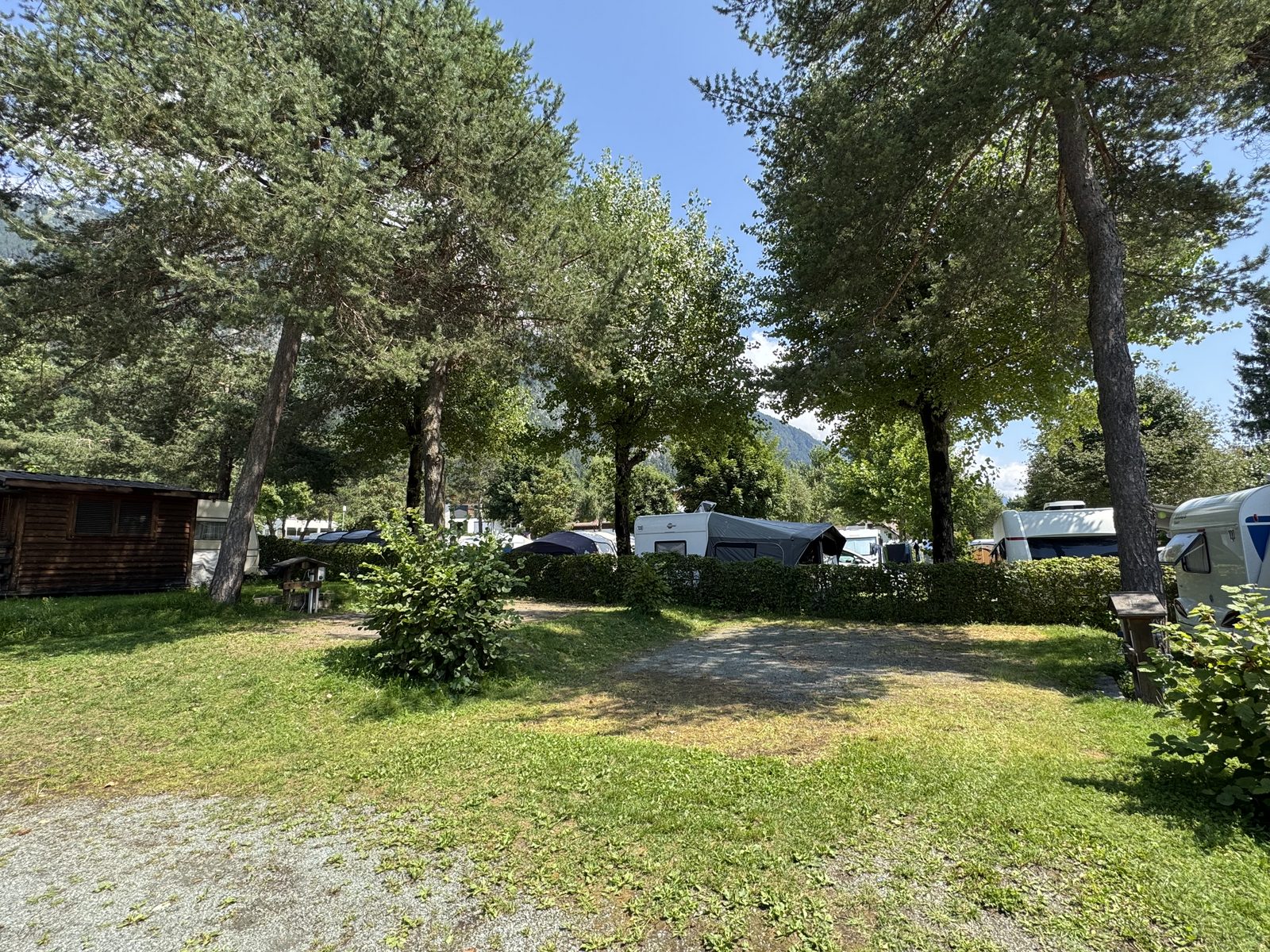 Camping pitch Comfort private sanitary nearby