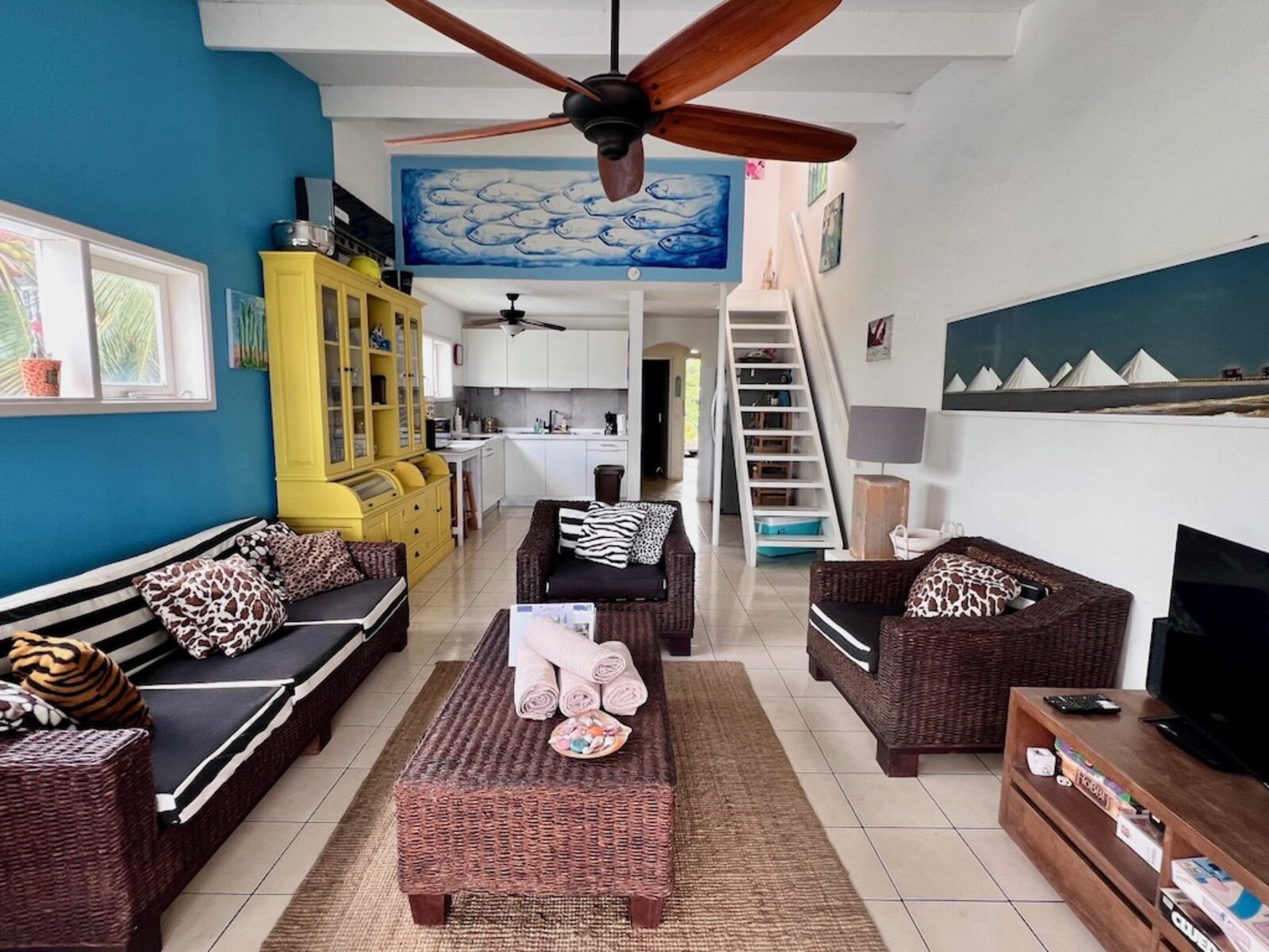 Bonaire Oceanfront 2-bedroom Apartment