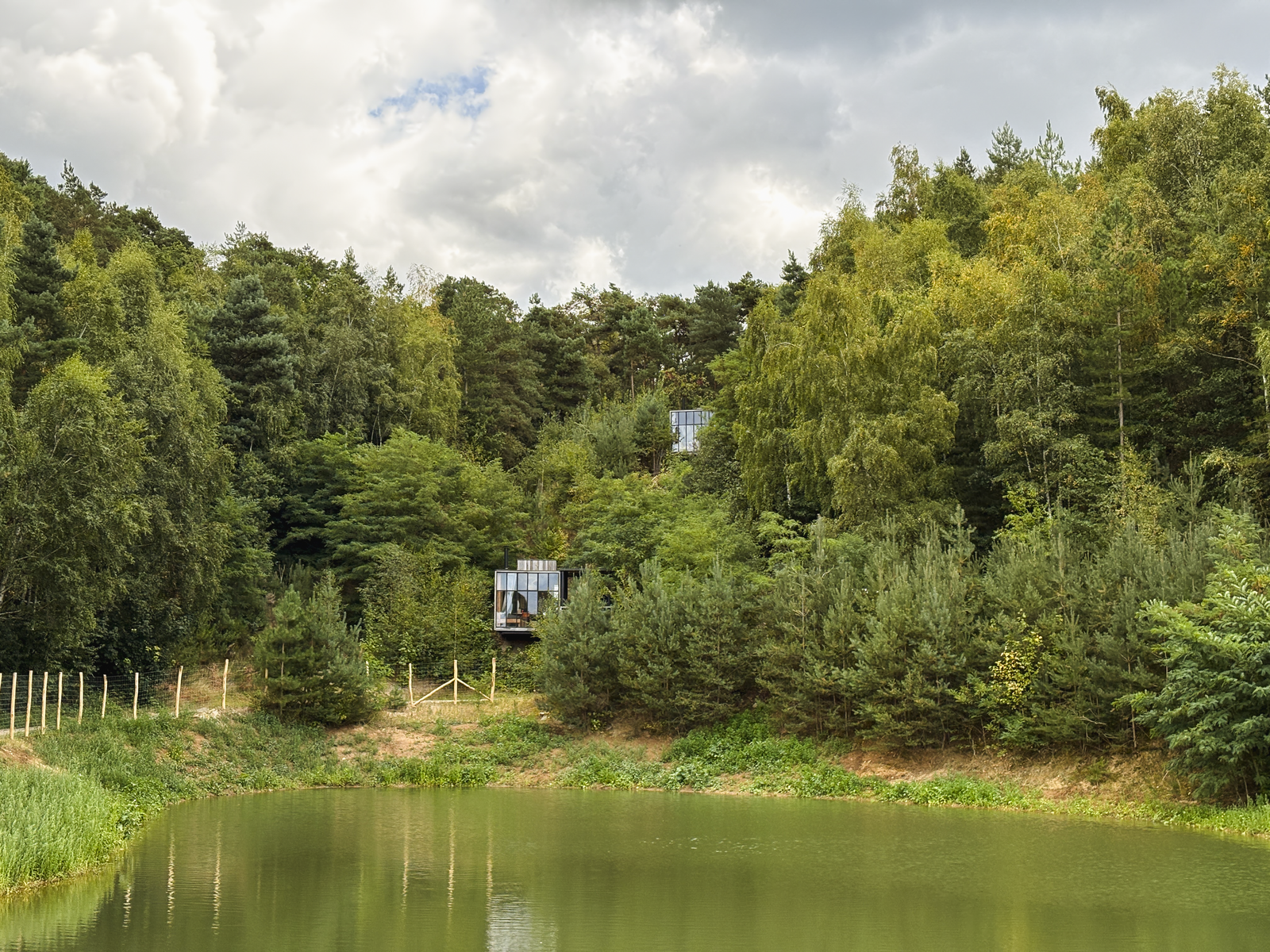 Wassercabin mit Hot Tub
