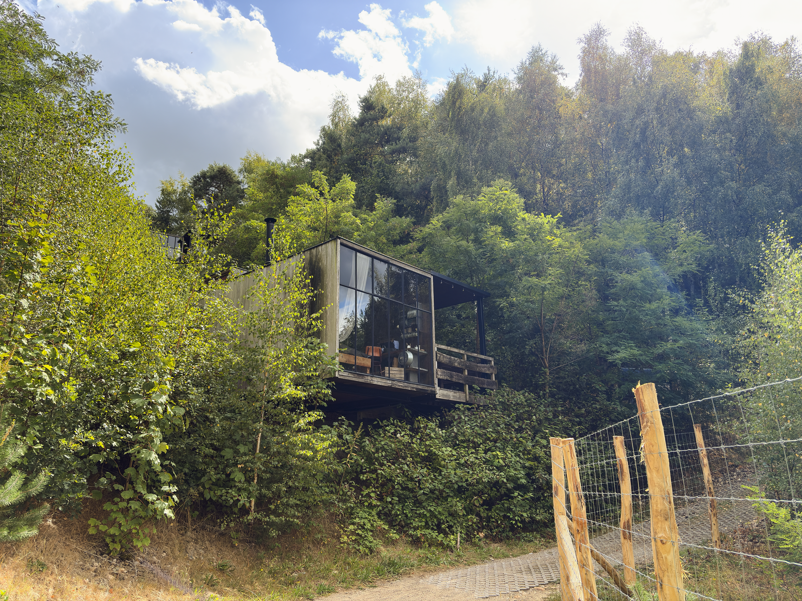 Wassercabin mit Hot Tub