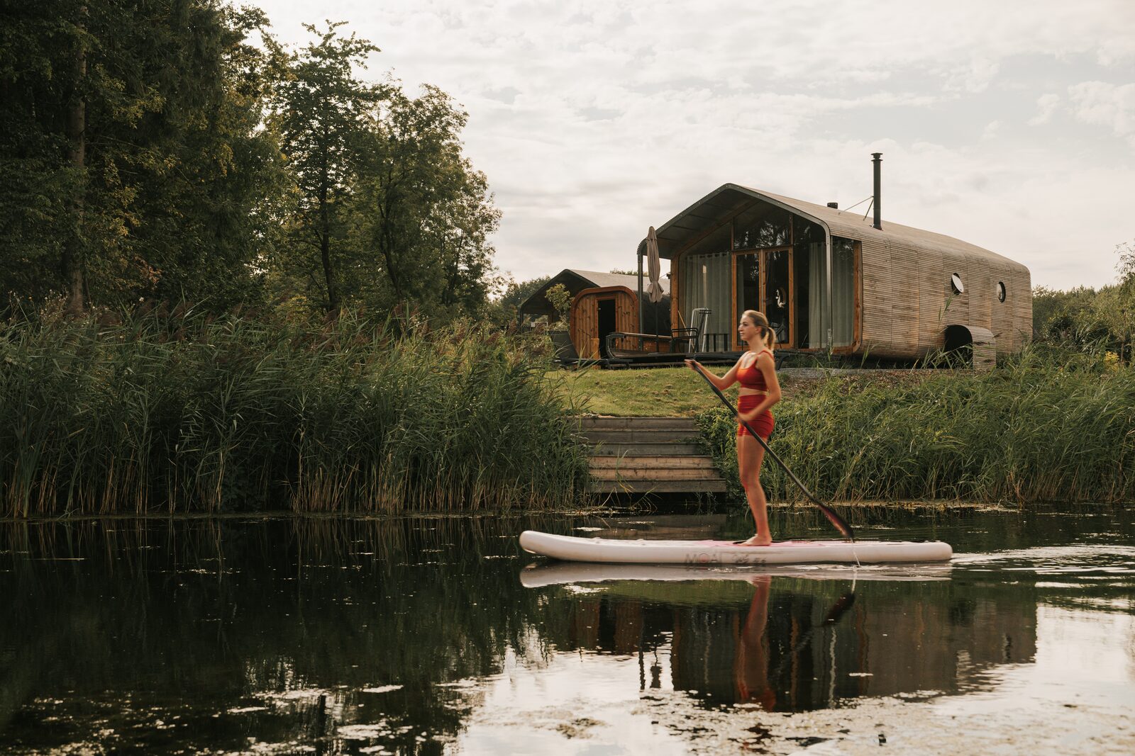 Wikkelhouse met Sauna & Ligbad I 2 pers.
