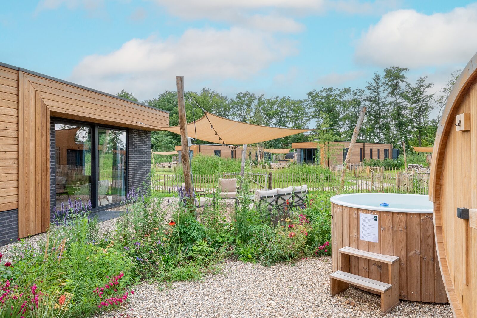Parklodge 4 met hondenhek, sauna en hottub
