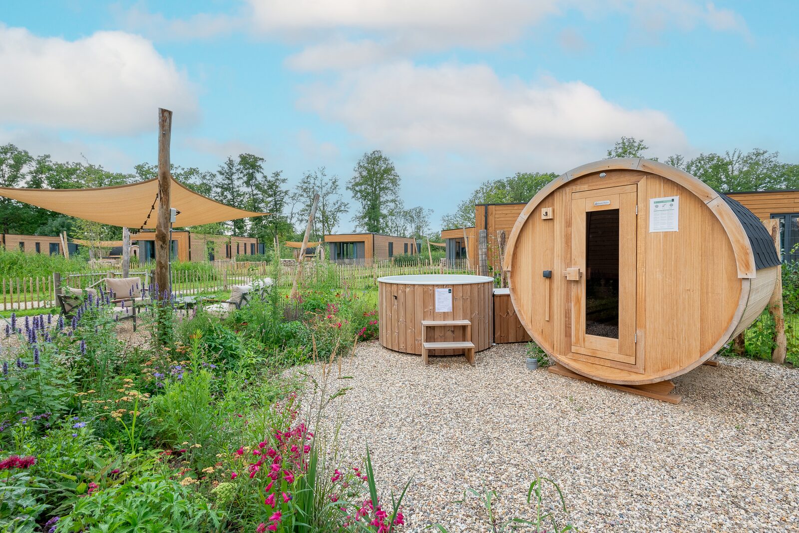 Parklodge 6 met hondenhek, sauna en hottub