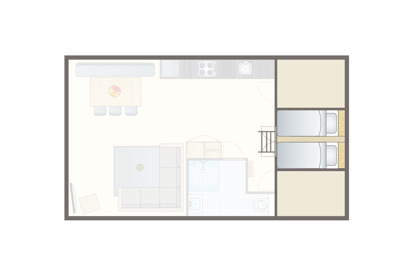 Lodge | 4 tot 6 personen | Huisdiervriendelijk