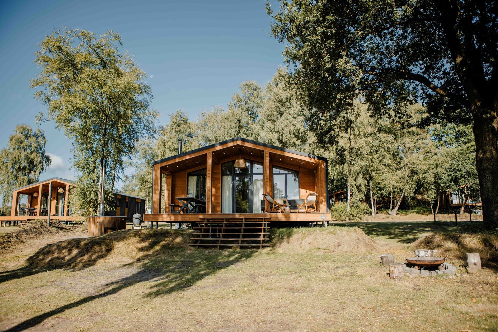Lake House Scandi mit Hottub | 5 pers. 