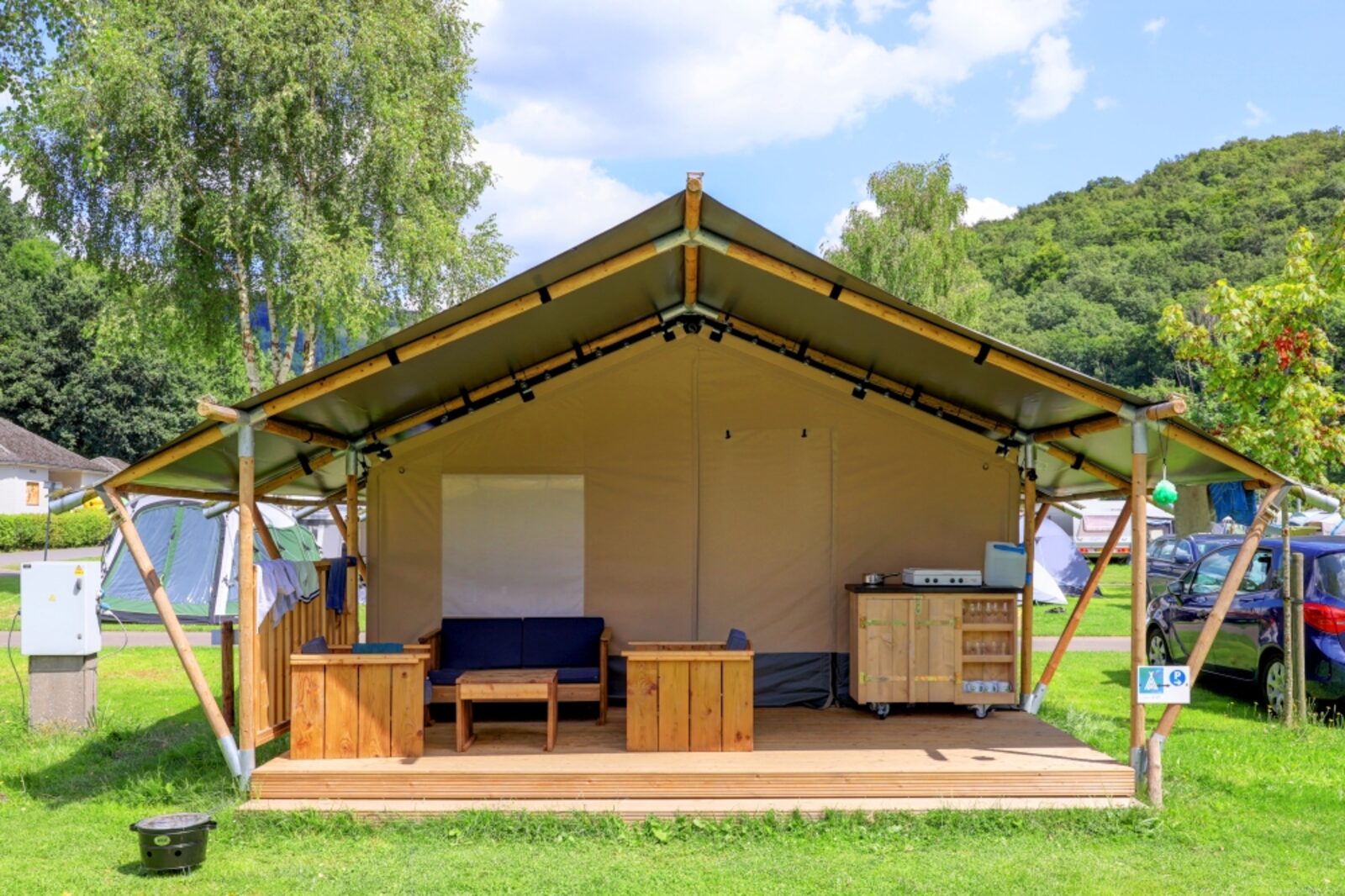 Safari tenten zonder sanitair | 4 personen