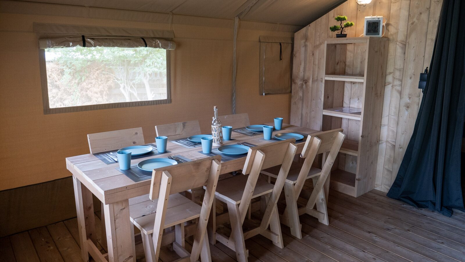 Safari tenten zonder sanitair | 6 personen