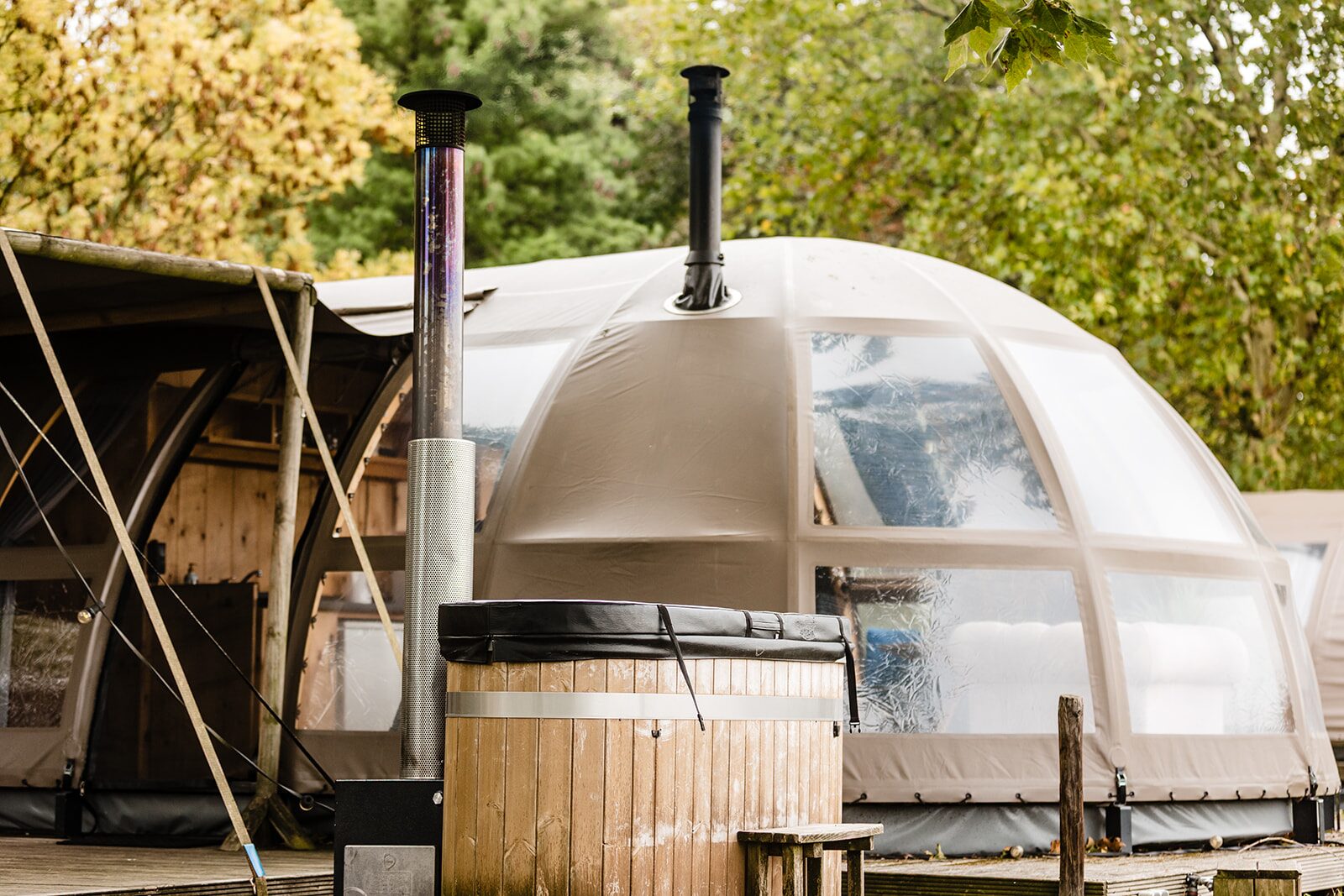 Panorama Dome met privé hottub