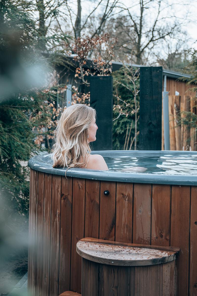 Bos Lodge 55 4 personen met Hottub
