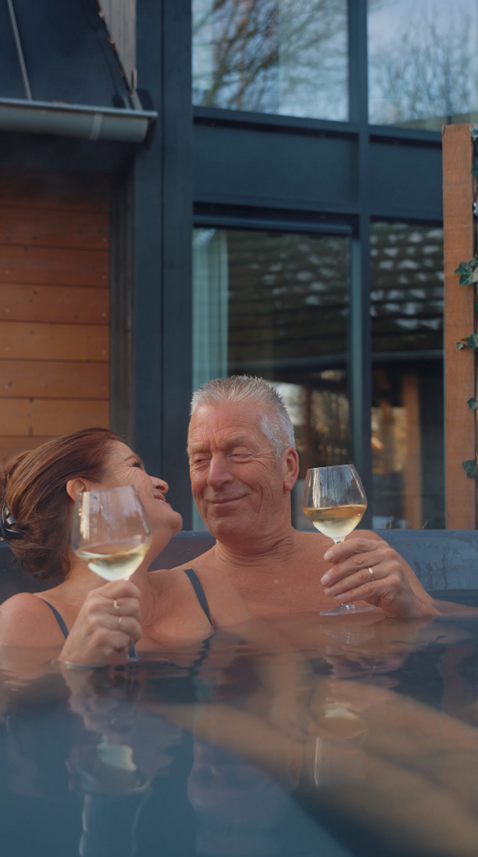 Heide Lodge Eco 4 personen met Hottub