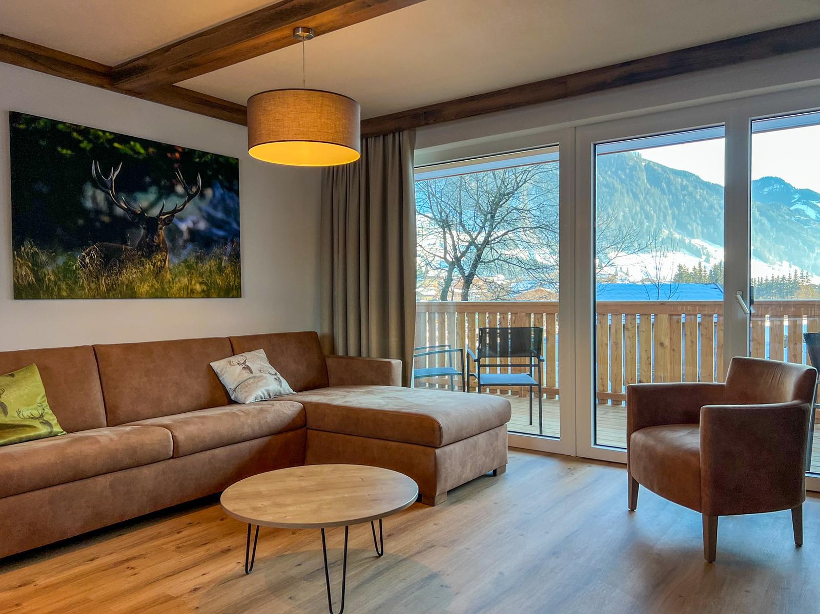 Alpen Appartement voor 4–6 personen, ca. 75 m², 2 slaapkamers & 2 badkamers