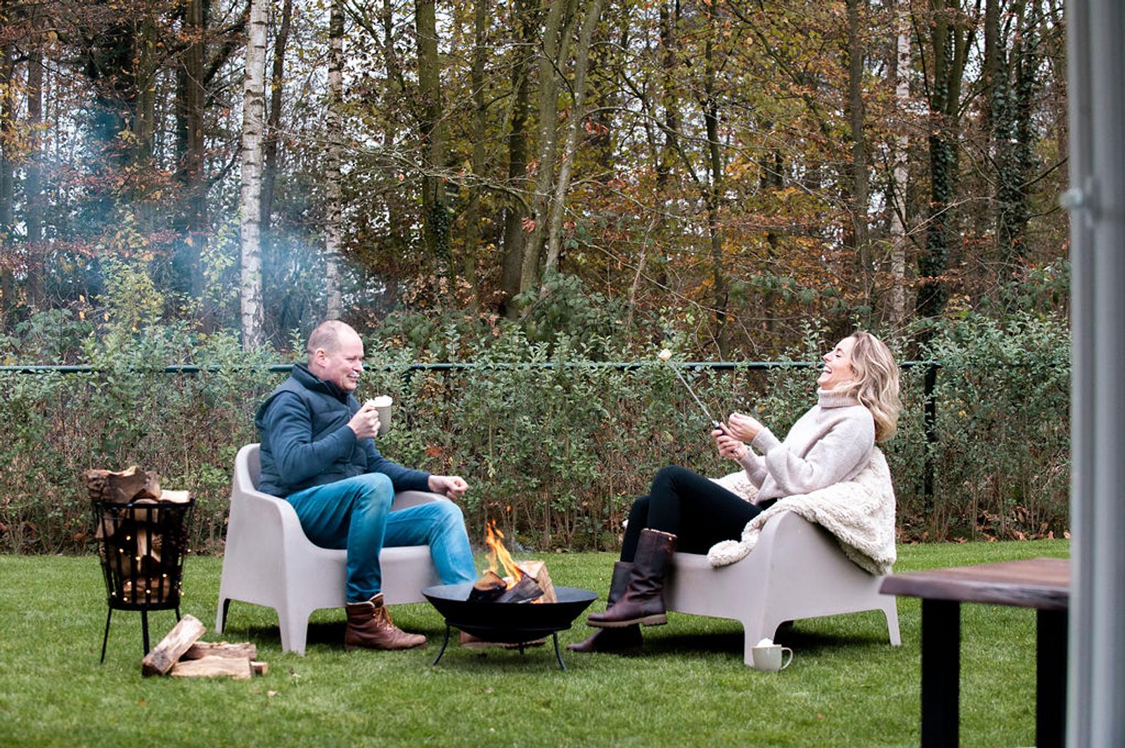Verandachalet met hottub