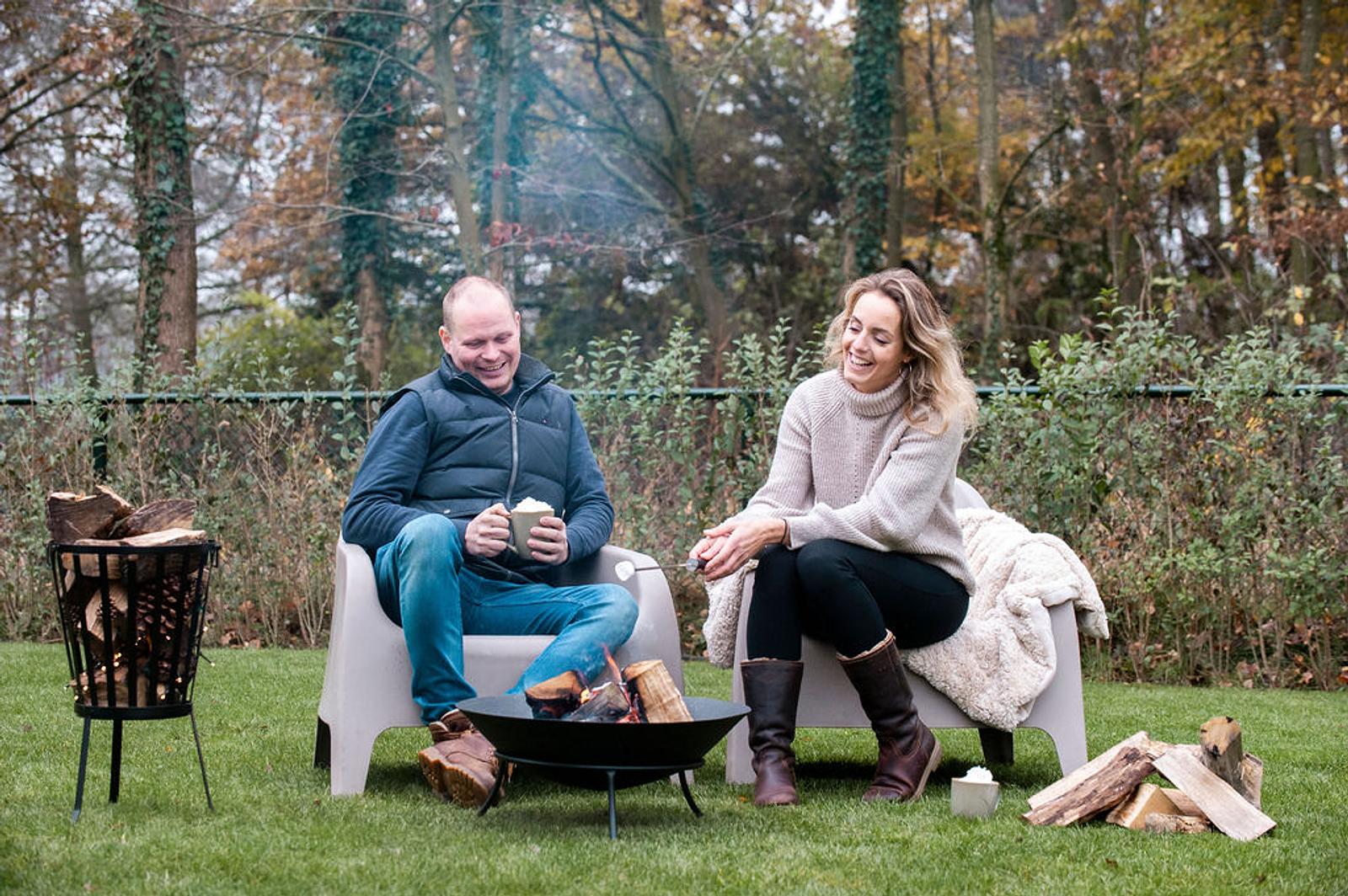 Verandachalet met hottub