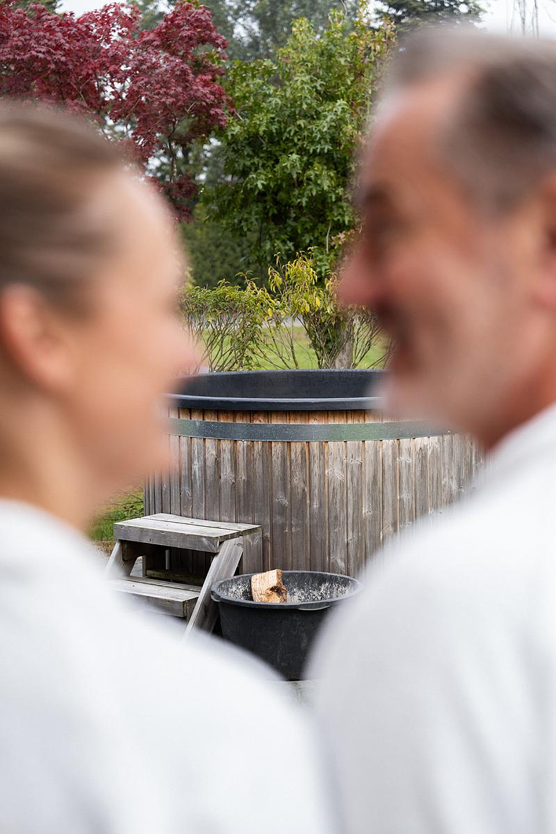 Bos Lodge met privé-sauna en hottub - 4 persoons