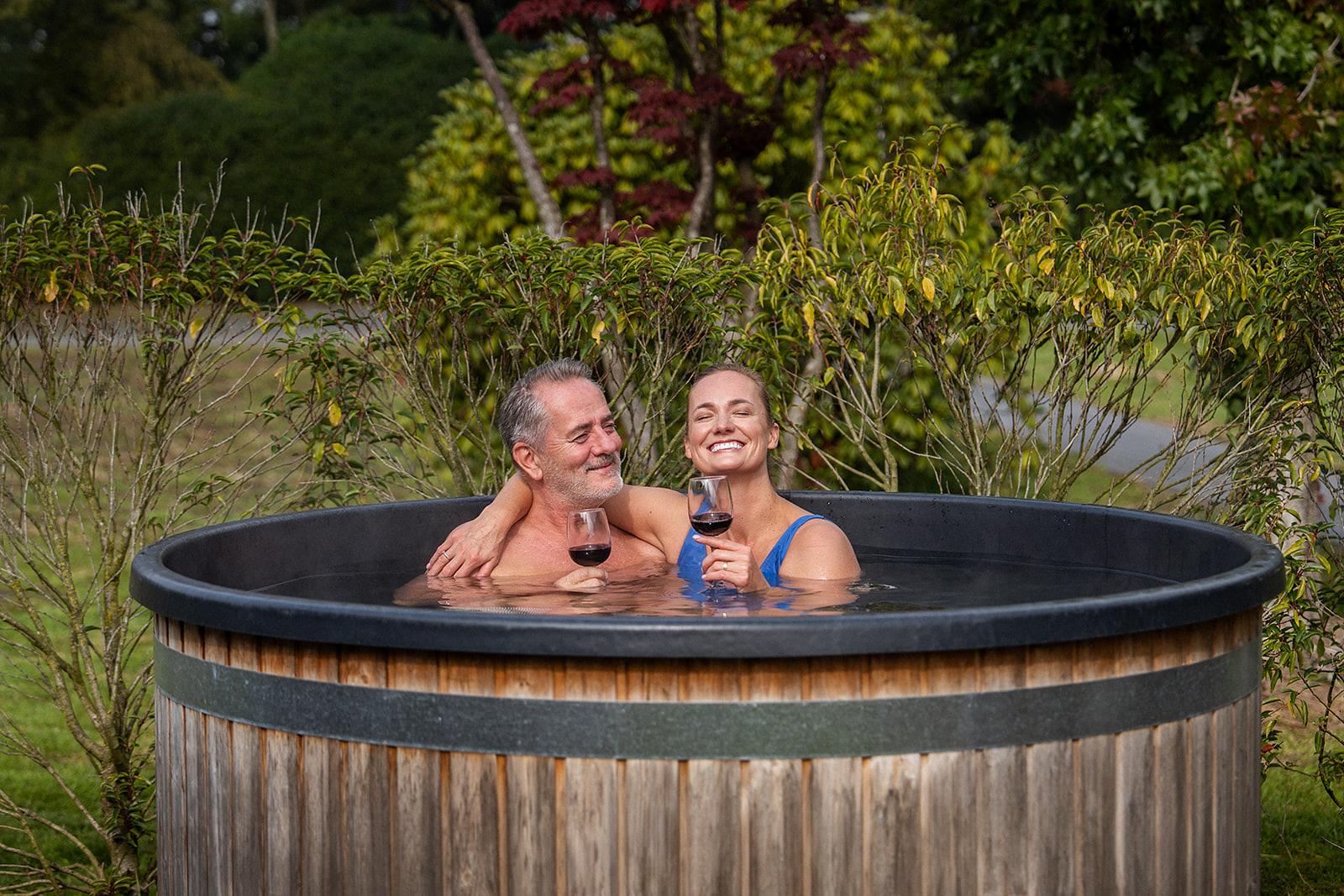 Terras Lodge met sauna en hottub - 2 personen