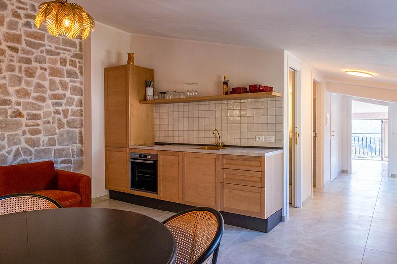 Woonkeuken van het penthouse