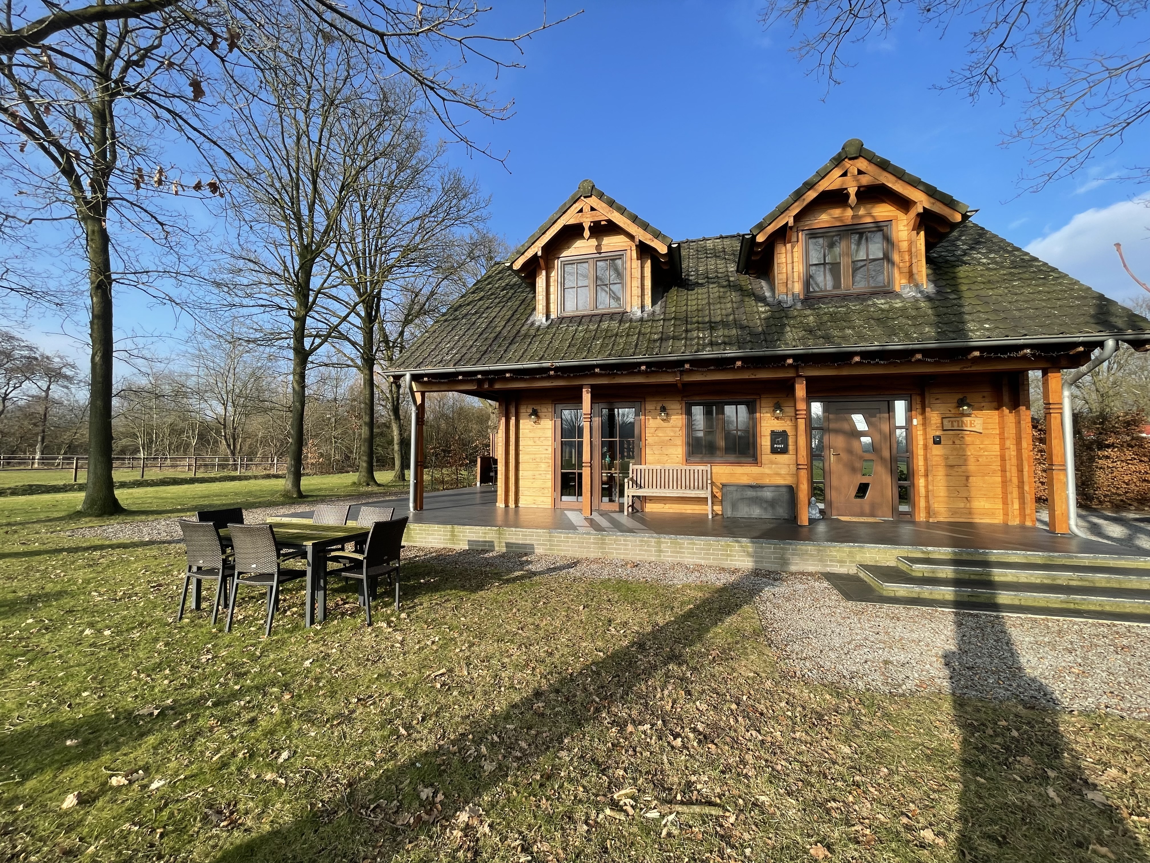 Ferienhaus für 4 Personen in Den Ham mit Infrarotsauna, Whirlpool und herrlicher Aussicht auf die Landschaft von Salland in ruhiger ländlicher Lage